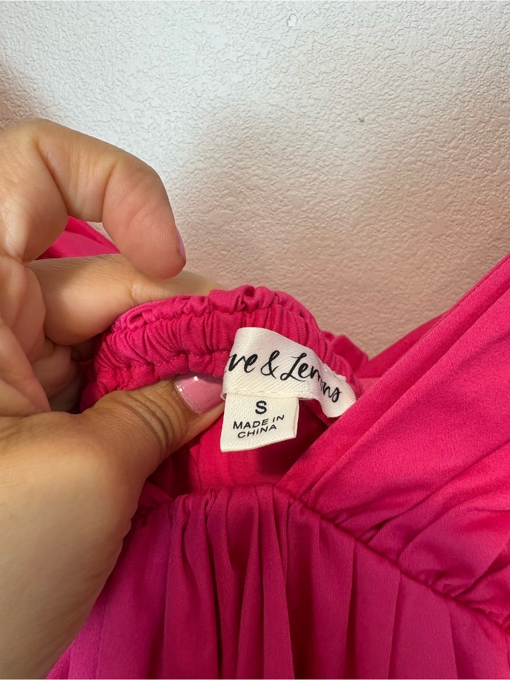 For Love & Lemons Clementine Pink Ruffle Mini‎ Babydoll Dress Tie Back Small - Picture 4 of 8